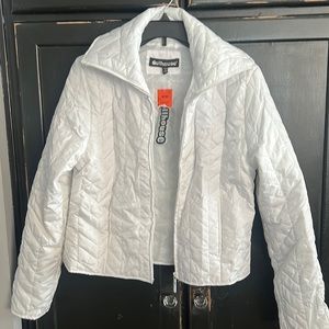Dollhouse vintage white light weight puffer jacket